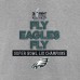 Футболка с длинным рукавом Philadelphia Eagles Nike Super Bowl LIX Champions Local - Heather Gray