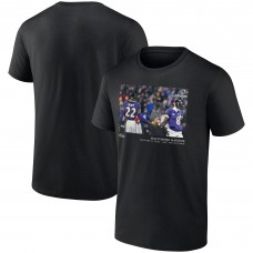 Футболка Derrick Henry Baltimore Ravens NFL Flash Features Wild Card - Black