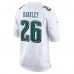 Игровая джерси Saquon Barkley Philadelphia Eagles Nike Super Bowl LIX Fashion Game Player - Tundra White