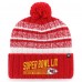 Шапка с помпоном Kansas City Chiefs 47 Super Bowl LIX Tavern Cuffed Knit - Red