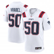 Джерси New England Patriots Mike Vrabel Nike White Retired Player Game