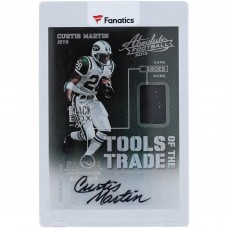 Curtis Martin New York Jets Autographed 2013 Panini Absolute Cleat Relic Black Box #3 #1/1 Card Curtis Martin New York Jets Autographed 2013 Panini Absolute Cleat Relic Black Box #3 #1/1 Card