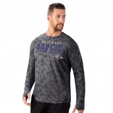 Футболка с длинным рукавом Baltimore Ravens MSX by Michael Strahan Black Performance Camo