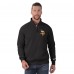 Minnesota Vikings Starter Black Classic Half-Zip Pullover Sweatshirt