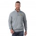 Los Angeles Chargers Starter Gray Classic Quarter-Zip Pullover Sweatshirt