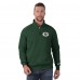 Кофта Green Bay Packers Starter Green Classic Quarter-Zip Кофта Green Bay Packers Starter Green Classic Quarter-Zip
