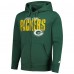 Толстовка на молнии Green Bay Packers Starter Green Distressed Classic