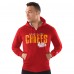 Kansas City Chiefs Starter Red Distressed Classic Full-Zip Hoodie