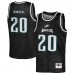 Подростковая Philadelphia Eagles Brian Dawkins Mitchell & Ness Black Retired Player NFL Basketball Fashion Jersey