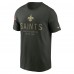 Футболка New Orleans Saints Nike Forest Green 2025 Salute to Service Sideline Primary Edge Dri-FIT