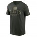 Футболка New York Giants Nike Forest Green 2025 Salute to Service Sideline Primary Edge Dri-FIT