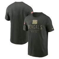 Футболка Cincinnati Bengals Nike Forest Green 2025 Salute to Service Sideline Primary Edge Dri-FIT