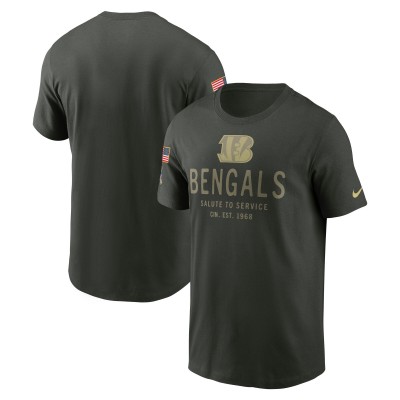 Футболка Cincinnati Bengals Nike Forest Green 2025 Salute to Service Sideline Primary Edge Dri-FIT