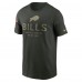Футболка Buffalo Bills Nike Forest Green 2025 Salute to Service Sideline Primary Edge Dri-FIT
