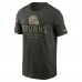 Футболка Cleveland Browns Nike Forest Green 2025 Salute to Service Sideline Primary Edge Dri-FIT
