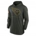 Tennessee Titans Nike Forest Green 2025 Salute to Service Sideline Dri-FIT Lightweight Hooded Pullover