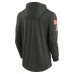 Arizona Cardinals Nike Forest Green 2025 Salute to Service Sideline Dri-FIT Lightweight Hooded Pullover