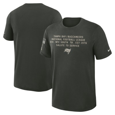 Футболка Tampa Bay Buccaneers Nike Dark Green 2025 Salute to Service Sideline Slub Dri-FIT