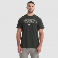 Футболка Denver Broncos Nike Forest Green 2025 Salute to Service Sideline Slub Dri-FIT