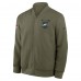 Бомбер Philadelphia Eagles Nike Olive 2025 Salute to Service Sideline