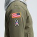 Бомбер Pittsburgh Steelers Nike Olive 2025 Salute to Service Sideline