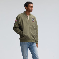 Куртка Kansas City Chiefs Nike 2025 Salute to Service Sideline Full-Zip Bomber - Olive Куртка Kansas City Chiefs Nike 2025 Salute to Service Sideline Full-Zip Bomber - Olive
