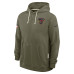 Толстовка Arizona Cardinals Nike Olive 2025 Salute to Service Sideline Standard Issue Dri-FIT