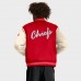 Kansas City Chiefs Nike Red/Cream Rewind Legacy Full-Snap Bomber Jacket