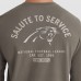 Футболка с длинным рукавом Carolina Panthers Nike Olive 2025 Salute to Service Sideline