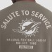 Футболка с длинным рукавом Miami Dolphins Nike Olive 2025 Salute to Service Sideline