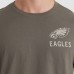 Футболка с длинным рукавом Philadelphia Eagles Nike Olive 2025 Salute to Service Sideline