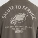 Футболка с длинным рукавом Philadelphia Eagles Nike Olive 2025 Salute to Service Sideline