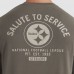 Футболка с длинным рукавом Pittsburgh Steelers Nike Olive 2025 Salute to Service Sideline