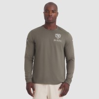 Футболка с длинным рукавом Chicago Bears Nike Olive 2025 Salute to Service Sideline