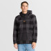 Толстовка Baltimore Ravens Fanatics Black Oversized Elements Plaid Polar Fleece Quarter-Zip Толстовка Baltimore Ravens Fanatics Black Oversized Elements Plaid Polar Fleece Quarter-Zip