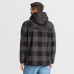 Толстовка Baltimore Ravens Fanatics Black Oversized Elements Plaid Polar Fleece Quarter-Zip