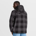 Толстовка Buffalo Bills Fanatics Black Oversized Elements Plaid Polar Fleece Quarter-Zip
