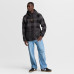 Толстовка Buffalo Bills Fanatics Black Oversized Elements Plaid Polar Fleece Quarter-Zip