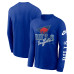 Футболка с длинным рукавом Buffalo Bills Nike Royal Rewind