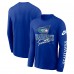 Seattle Seahawks Nike Royal Rewind Long Sleeve T-Shirt