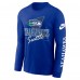 Seattle Seahawks Nike Royal Rewind Long Sleeve T-Shirt