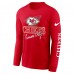 Kansas City Chiefs Nike Red Rewind Long Sleeve T-Shirt