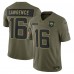 Игровая джерси Jacksonville Jaguars Trevor Lawrence Nike Olive 2025 Salute to Service Limited