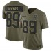 Игровая джерси Las Vegas Raiders Brock Bowers Nike Olive 2025 Salute to Service Limited