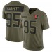 Игровая джерси Cleveland Browns Myles Garrett Nike Olive 2025 Salute to Service Limited