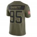 Игровая джерси Cleveland Browns Myles Garrett Nike Olive 2025 Salute to Service Limited