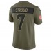 Игровая джерси Houston Texans C.J. Stroud Nike Olive 2025 Salute to Service Limited