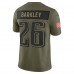 Игровая джерси Philadelphia Eagles Saquon Barkley Nike Olive 2025 Salute to Service Limited