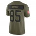 Игровая джерси San Francisco 49ers George Kittle Nike Olive 2025 Salute to Service Limited