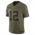 Игровая джерси New Orleans Saints Chris Olave Nike Olive 2025 Salute to Service Limited